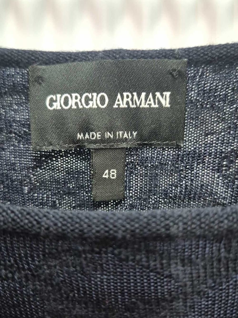 Giorgio Armani Print Knit Sweater